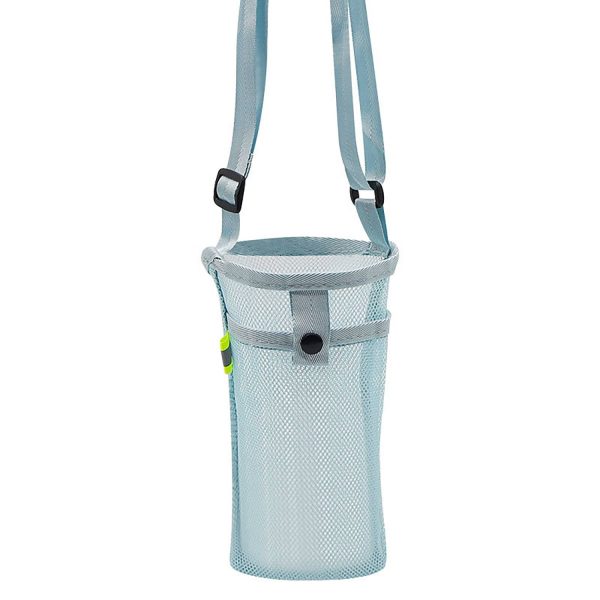 Portable Mesh Water Bottle Bag W/ Pocket - Image 4