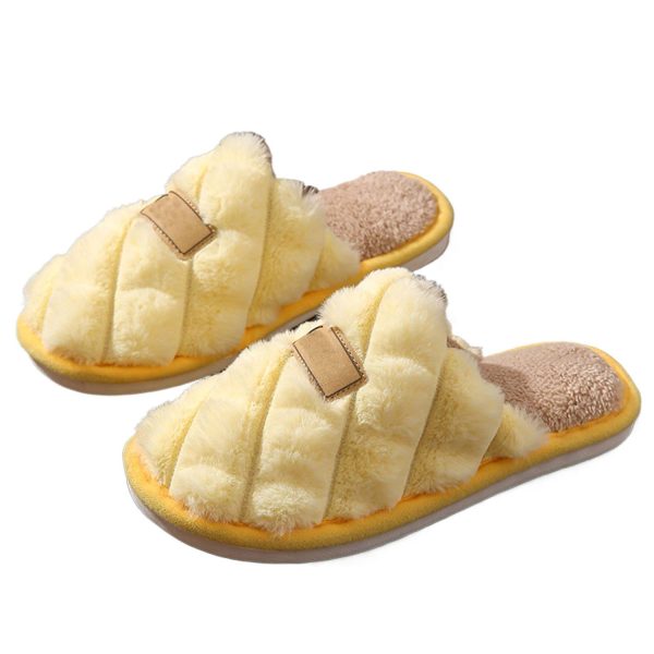 Lightweight Non-Slip Soft Warm Women Indoor Plush Slippers - Image 5