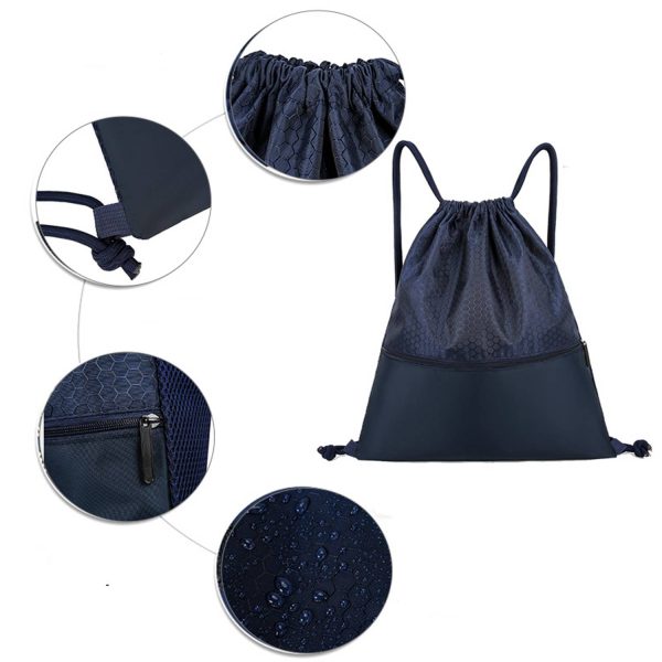 Oxford Cloth Sports Bag with Drawstring - Image 8