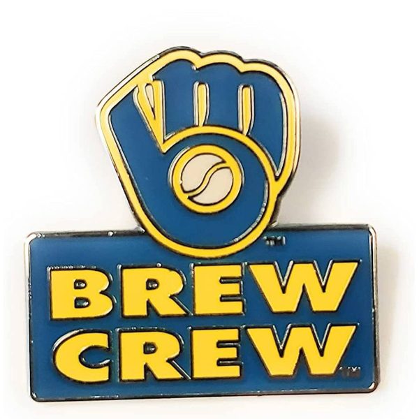 Alloy Double Sword Cross Baseball Football Game Badge