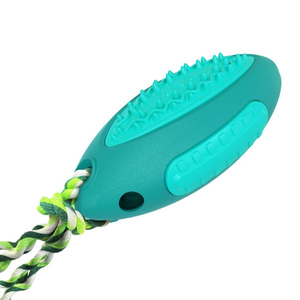 Tpr Puzzle Treat Dog Toys Blue Green Yellow - Image 2