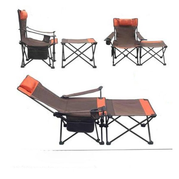 Multifunction Outdoor Folding Sleep Deck Chair - Image 3