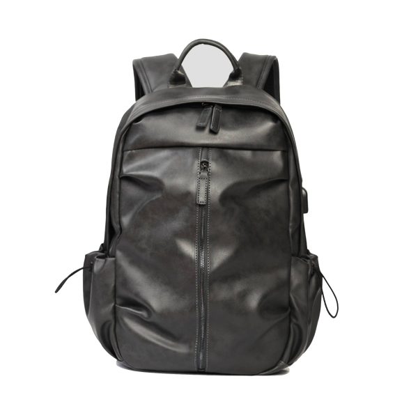 PU Leather Backpack for men