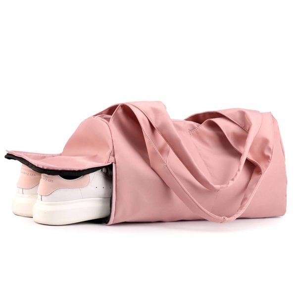 Nylon sports totes bags with shoes compartment for women - Image 5