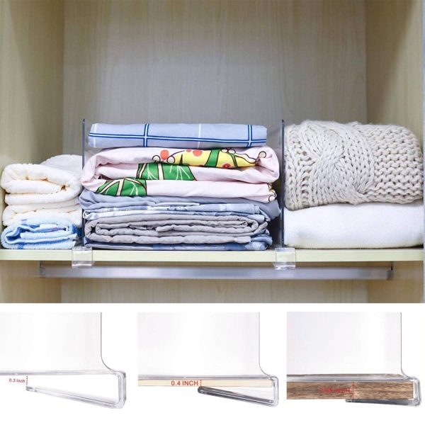 Partition Shelf Clear Acrylic - Image 2