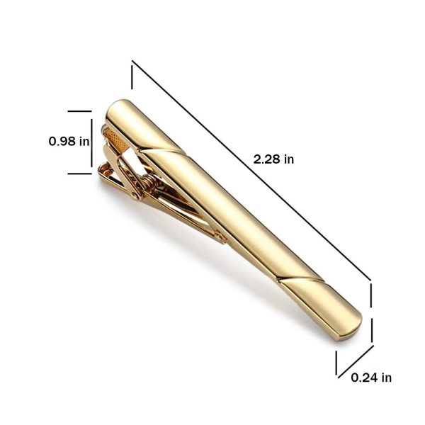 Durable Business Wedding Brass Tie Clip - Image 6