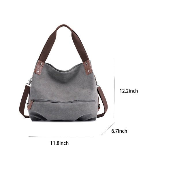 Canvas Shoulder Crossbody Bag for women - Image 9