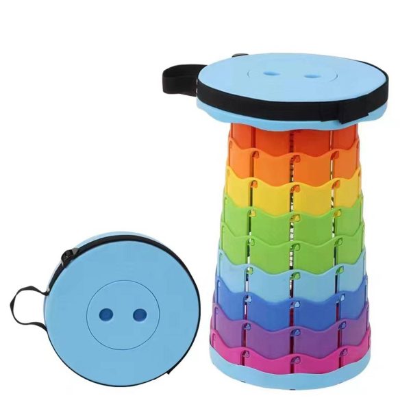 Rainbow telescopic folding stool - Image 3