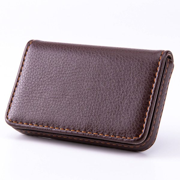 PU leather business card storage bag - Image 4