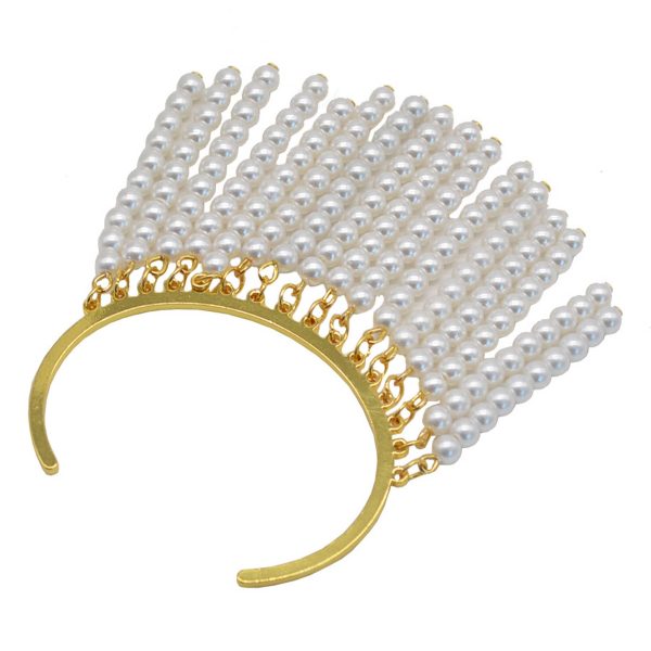Alloy Pearl tassel opening bracelet - Image 3