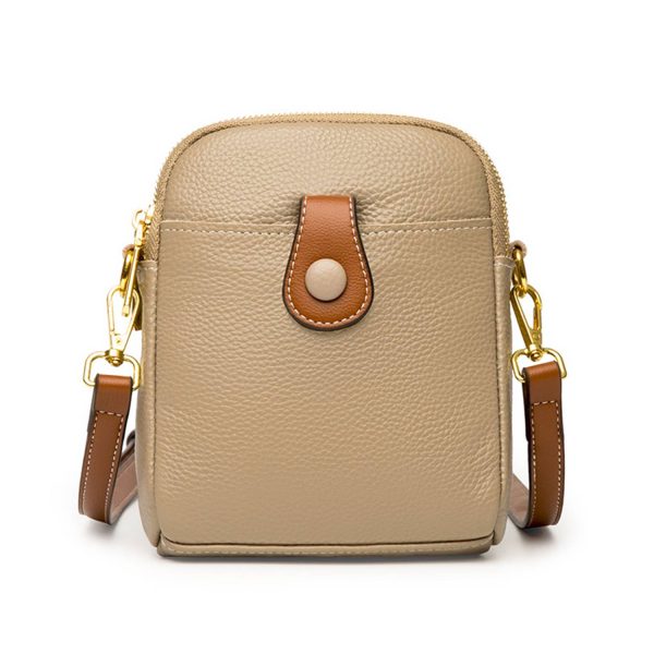 Genuine Leather Small Crossbody Cell Phone for Women Purses - Image 5
