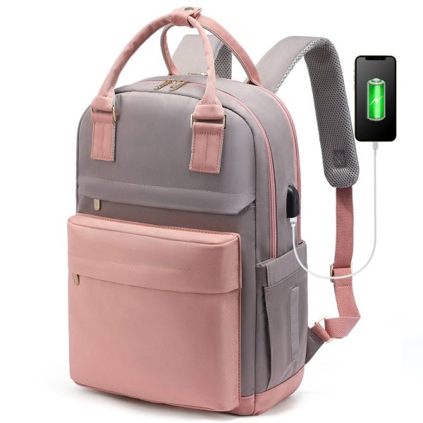Nylon Business Travel Computer Backpack - Image 3