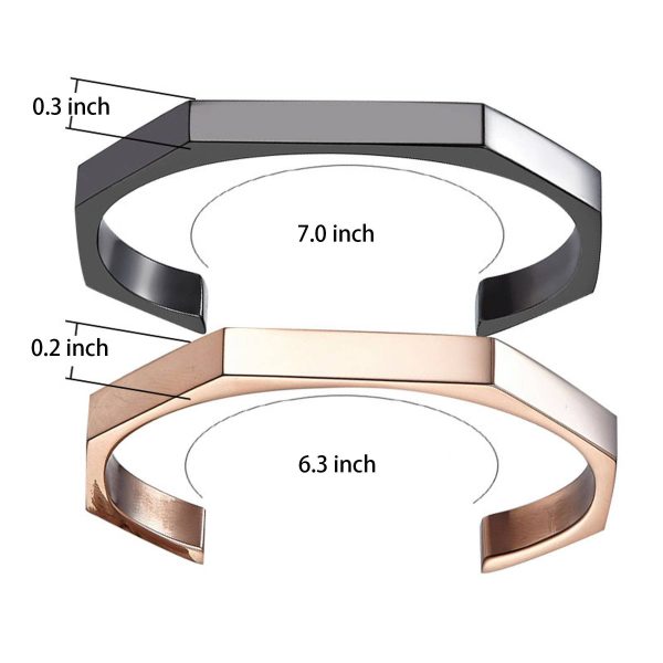 Titanium steel couple bracelet - Image 3