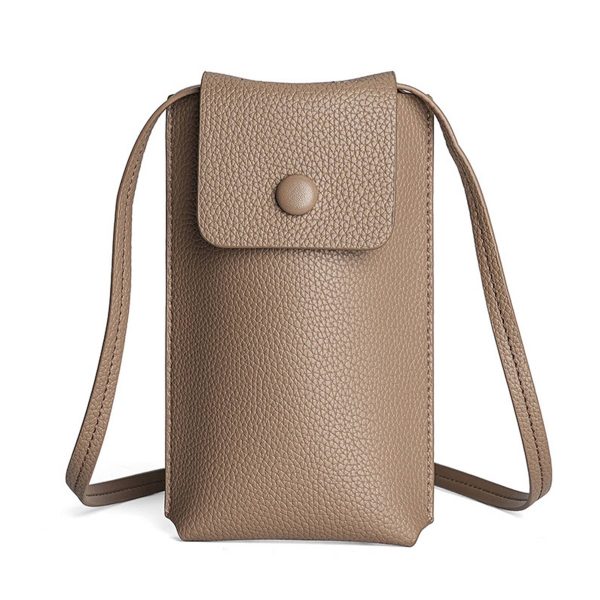 Pu Small Mobile Phone Crossbody Bag