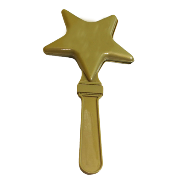 Star-Shaped PP Hand Clapper Toy – for Events & Cheering - Image 2