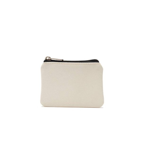 Cotton Canvas Coin Bag Wallet - Image 3