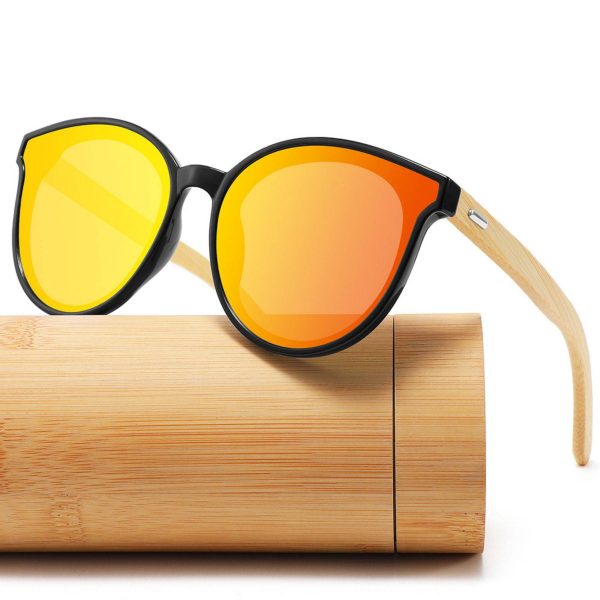 Unisex Bamboo leg sunglasses - Image 9
