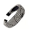 Wide Brim Straw Headband for Women – Elegant Knot Design - Image 3
