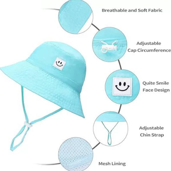 Adjustable Baby Sun Hat – Breathable Wide Brim Design - Image 6