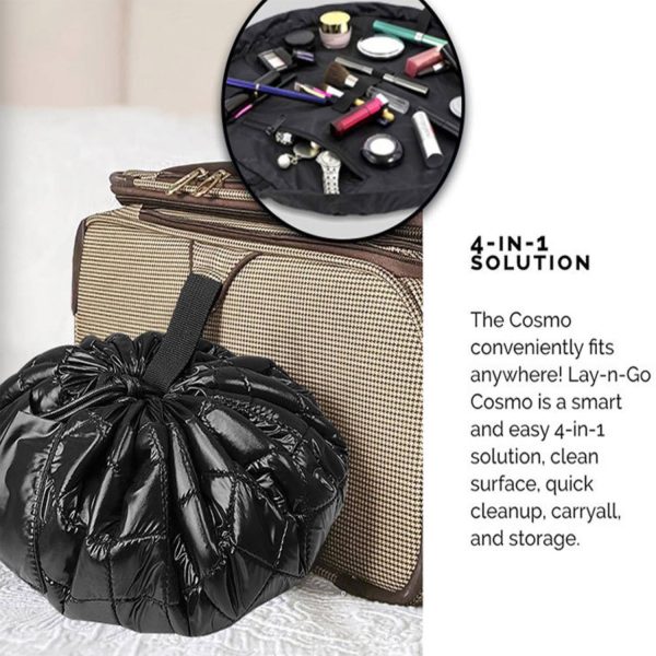 Drawstring Cosmetic & Makeup Bag Organizer - Image 2