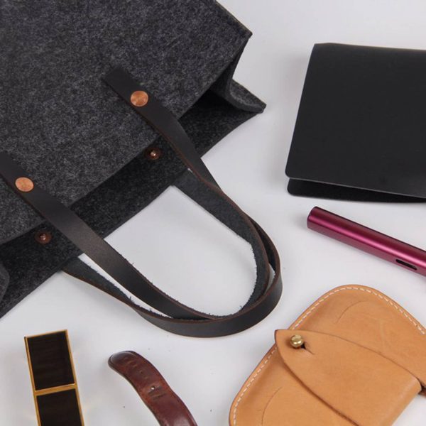 Felt Tote Bag W/ Handle - Image 4