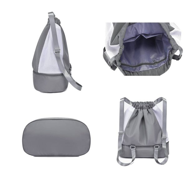 Nylon Waterproof Drawstring Backpack - Image 7