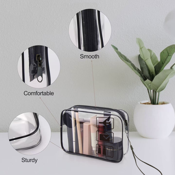 Waterproof PVC Travel Cosmetic Bag for Women - Image 5