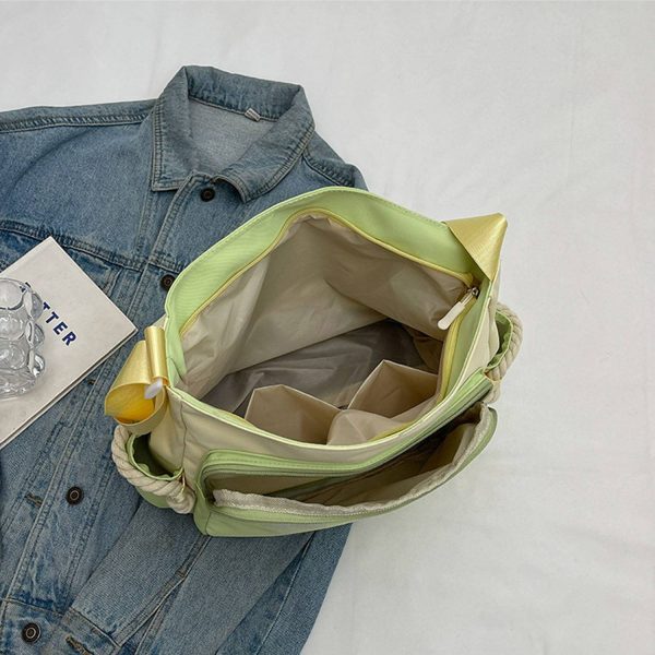 Lightweight Polyester Messenger Bag w/ Campus Style - Image 7