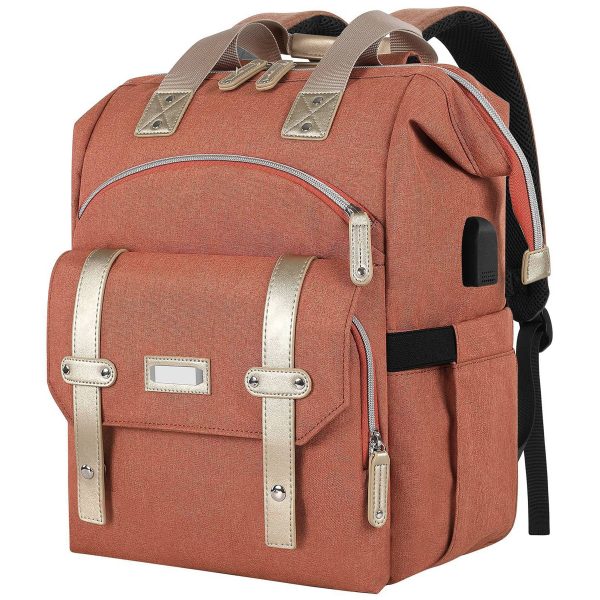 Oxford RFID Anti-Theft USB Travel Diaper Duffel Mommy Bag - Image 2