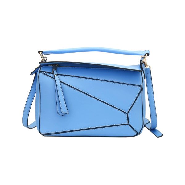 PU Contrast Crossbody Handbags Shoulder Bag For Women - Image 4