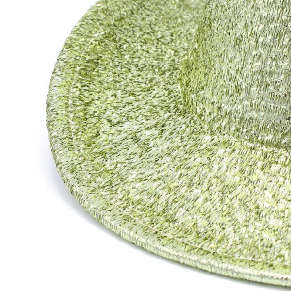 Lightweight Holographic Cotton Party Cowboy Hat - Image 9