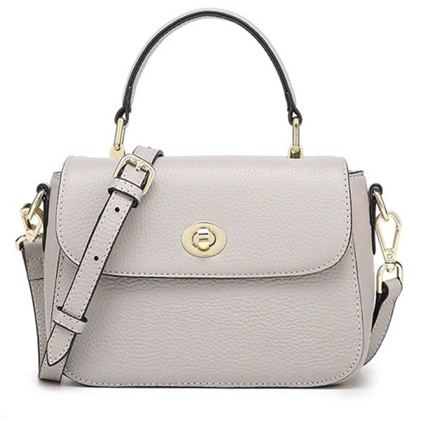 Women's Genuine Leather Top Handle Crossbody Purse