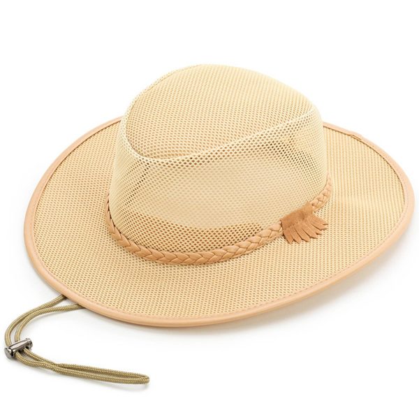 Polyester Breathable denim along sunscreen men's hat