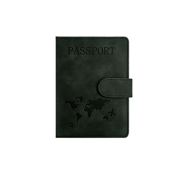 Rfid Anti-Theft Pu Leather Stylish Travel Passport Holder - Image 7