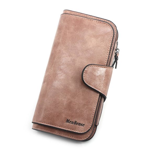 Women'S Large Capacity Magnetic Button Pu Leather Wallet - Image 2