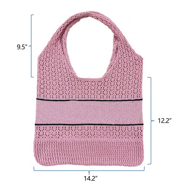 Straw Woven Tote Bag - Image 6