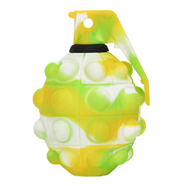 Grenade Shaped Push Pop Bubble AntiStress Ball