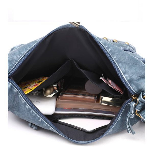 PU Leather Ladies Shoulder Crossbody Bag - Image 3