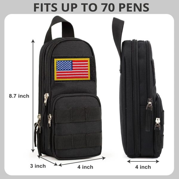 Large Capacity Canvas Pencil Storage Bag - Image 3