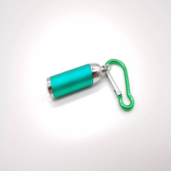 Mini Aluminum LED Flashlight Keychain - Image 2