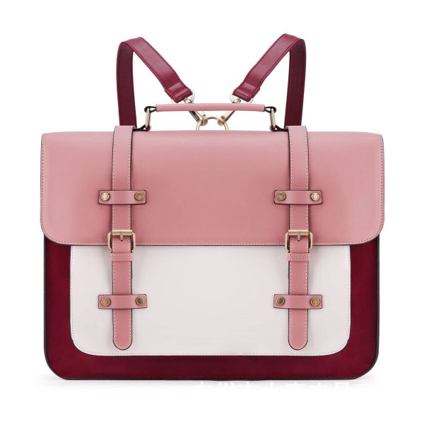 Laptop for Women 15.6 inch Briefcase Genuine Leather Bag - Image 3