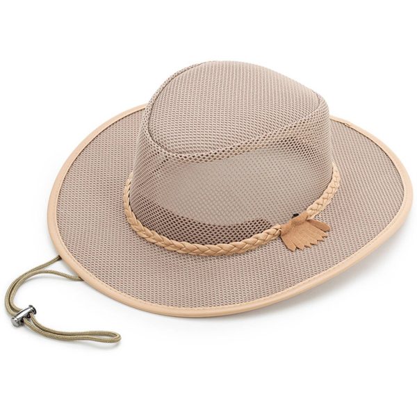 Polyester Breathable denim along sunscreen men's hat - Image 3
