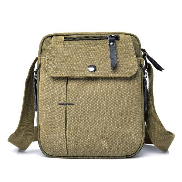 Canvas Small Messenger Casual Shoulder cross-body Bag - Image 2