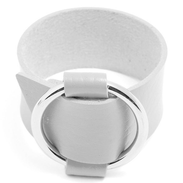 PU Simple punk trend hoop bracelet - Image 4