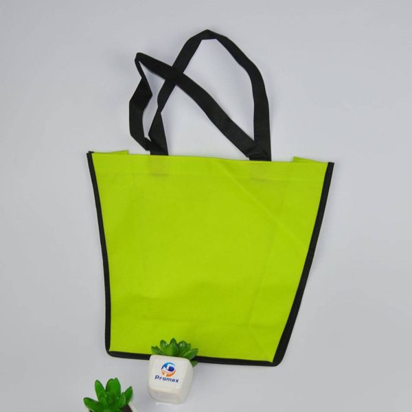 Custom Trapezoid Reusable Non-Woven Tote Bag w/ Handle - Image 4