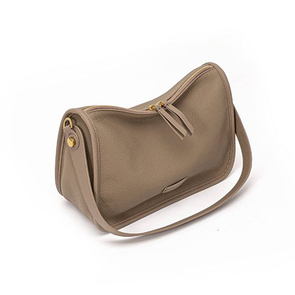 Genuine Leather shoulder messenger tote bag - Image 3
