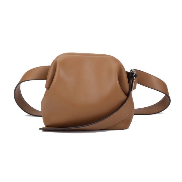 Genuine Leather one-shoulder mini handle cross-body bag - Image 3