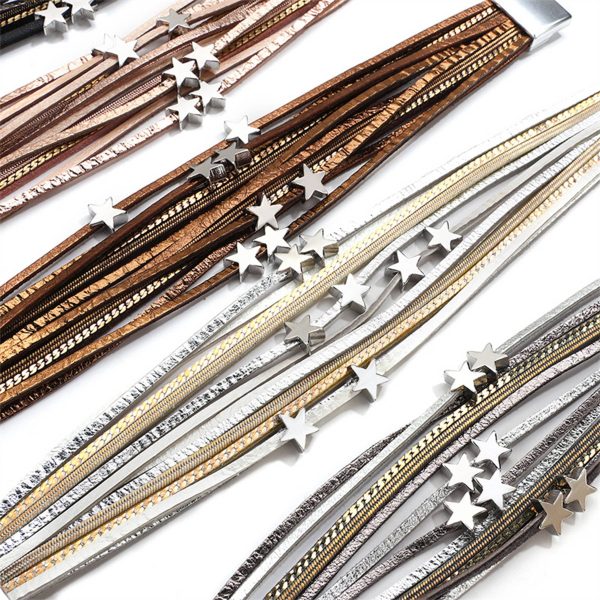 PU Personalized fashion lucky bracelet - Image 4