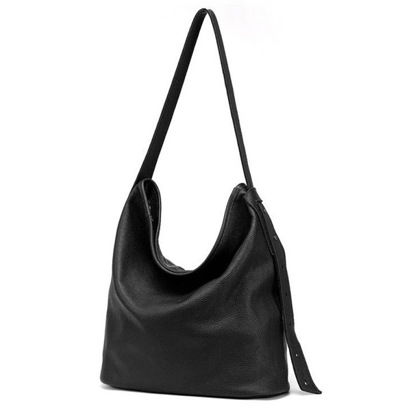 Women's Genuine Leather Hobo Shoulder Bag - Image 2