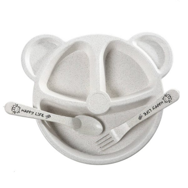 Plastic children's compartment dinner plate - Image 3